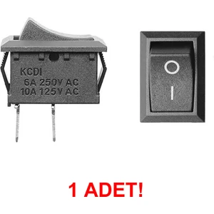 2 Pin On Off Anahtar Switch Mini Buton 5A 220V Ac 10A 125V Kcd1