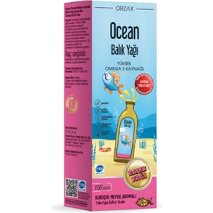 Ocean Balık Yağı Şurubu Tutti Frutti Kral Şakir 150 ml