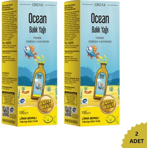 Ocean Balık Yağı Şurubu Omega 3 Limon Aromalı