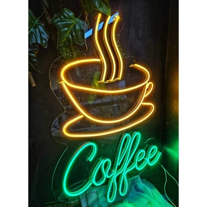 Çizgi Neon Cizgineon Coffee Işıklı Neon Duvar Dekarasyon