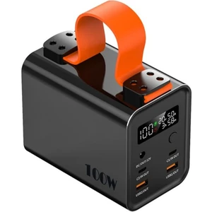 Powerbank 30.000 Mah 2x Usb-C+2xusb-A+1xdc Çıkışlı 100W Macbook Laptop Şarj Edilebilir Profesyonel Şarj