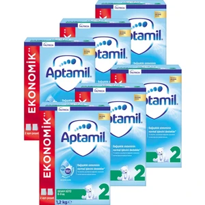 2 Devam Sütü Yeni Formül 1200 gr x 6 Adet