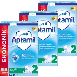 2 Devam Sütü Yeni Formül 1200 gr x 3 Adet