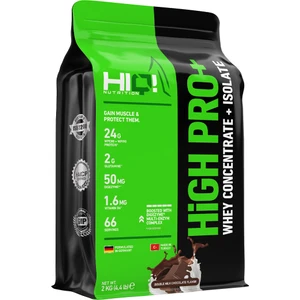 HIQ Nutrition High Pro+ 2 kg Double Milk Chocolate Flavored