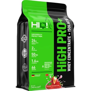 HIQ Nutrition High Pro+ 2 kg Strawberry Milkshake Flavored
