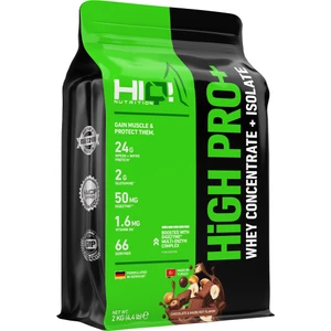 HIQ Nutrition High Pro+ 2 kg Chocolate&hazelnut Flavored