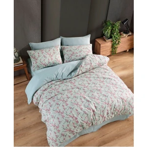 Tek Kişilik Nevresim Takımı I 160 x 220 I Yeşil-Pembe