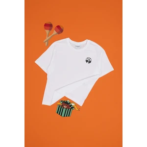 U.s. Polo Assn. Erkek Çocuk Beyaz Tişört Basic 50295503-VR013