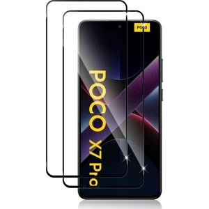 M.TK Moveteck Xiaomi Poco X7 Pro Uyumlu Tam Kapatan Şeffaf Esnek Seramik Kırılmaz Nano Cam Ekran Koruyucu