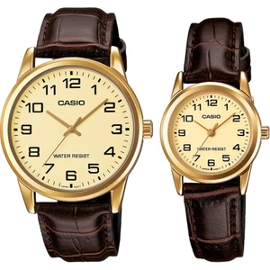 Mtp-Ltp- V001GL-9BUDF Çift Kol Saati (Kadın-Erkek)