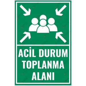 Hayg Equipment Acil Durum Toplanma Alanı Dekota Yönlendirme Levhası