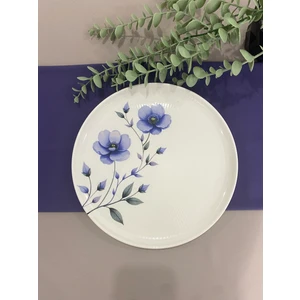 Venüs Home Mor Menekşe 25 cm Büyük Servis Tabağı