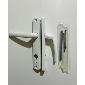 Pvc Pimapen Balkon Kapı Kolu (Barelli) Alüminyum Kol (Beyaz)