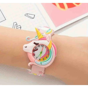 Sevimli Unicorn Desenli Bilek Çocuk Kol Saati