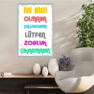 Durusoy Shop Center Ahşap Retro Mdf Poster , Komik Sözler , Duvar Yazıları , Manzara ,  Tarih , Edebiyat - TBL0292