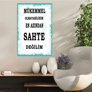 Durusoy Shop Center Ahşap Retro Mdf Poster , Komik Sözler , Duvar Yazıları , Manzara ,  Tarih , Edebiyat - TBL0291