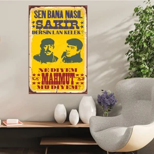 Durusoy Shop Center Ahşap Retro Mdf Poster , Komik Sözler , Duvar Yazıları , Manzara ,  Tarih , Edebiyat - TBL0421