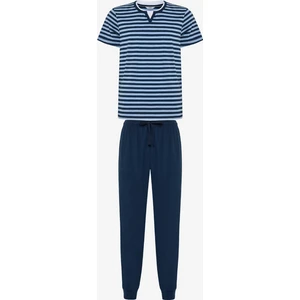 Blue Çok Renkli Pantolon Pijama Takımı