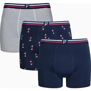 Erkek Gentleman 3lü Çok Renkli Boxer