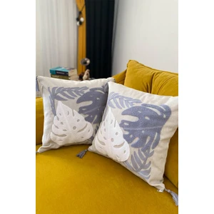 Punch Nakışlı 2 Adet Kırlent Kılıfı