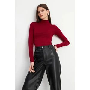 Uzun Kollu Boğazlı Likralı Penye Badi