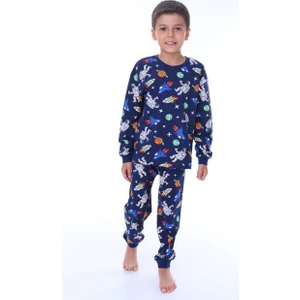 Little Pumpkin Uzay Temalı Erkek Çocuk Pijama Takımı