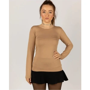 Uzun Kollu Boğazsız Likralı Penye Badi