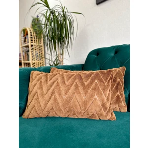 2'li Bohem Özel Tasarım Punch Panç Desen Astarı Kalın Dekoratif Kırlent Kılıfı 28 x 50  cm
