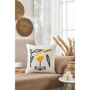 Sternen Glanz Nakışlı Mix Pamuklu Tekli Kırlent