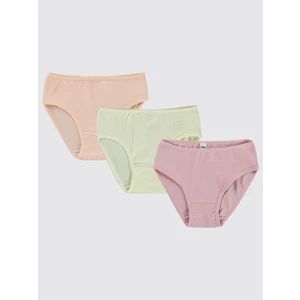 Civil Girls Kız Çocuk 3'lü Külot Set 2-10 Yaş Lila