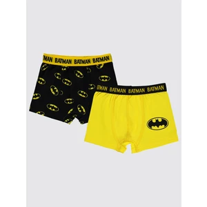 Erkek Çocuk 2'li Boxer Set 2-10 Yaş Sarı