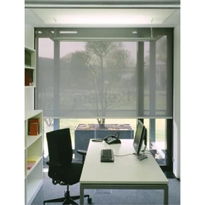 Gri Sun Screen Stor Perde