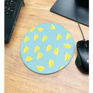 Muz Tasarımlı Oval Mouse Pad	