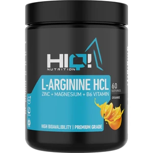 HIQ Nutrition L-Arginine Hcl Zinc + Magnesium + B6 Vitamin 480G Orange Flavored