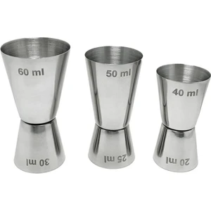 Weather Forecast Çelik 20/40, 25/50, 30/60 ml Kokteyl Bardak 3’lü Jigger CIN438