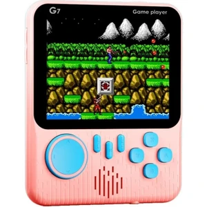 Mini Atari Taşınabilir Oyun Konsolu 3.5 Inç Ekran Çift Konsol 666 Adet Retro Oyun Gameboy El Atarisi