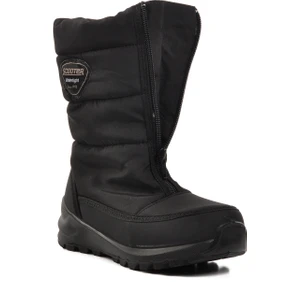 Siyah Su Geçirmez Kız Çocuk Kar Botu