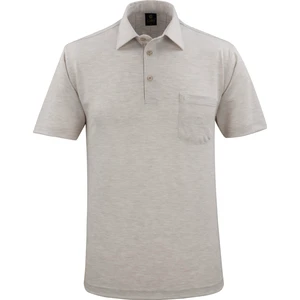 Çizgi Triko Erkek Gömlek Yaka Düğmeli Cepli Tişört Klasik Kalıp - 5101