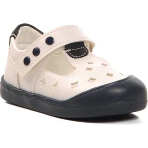 Beyaz - Lacivert Bebek Günlük Ayakkabı