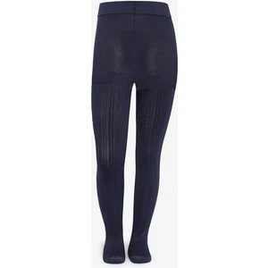 Pretty Knit Lacivert Külotlu Çorap