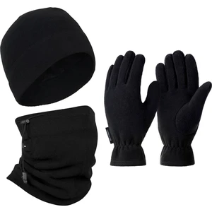 Polar  Eldiven Bere Boyunluk Seti Siyah
