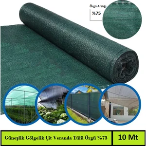 Bahçe Çit Fileli Örtü Güneş Koruyucu Gölgelik 150X1000 cm
