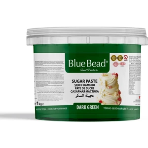 Blue Bead Koyu Yeşil  Şeker Hamuru 1 KG