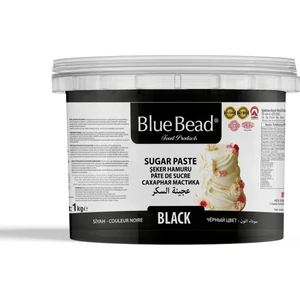 Blue Bead Siyah Şeker Hamuru 1 KG