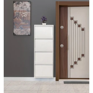 4’lü Metal Beyaz Ayakkabılık, 4‘lü Ayakkabılık, Beyaz Metal Ayakkabılık 4‘lü