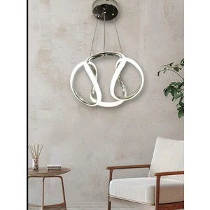 BAZAAR PAZARLAMA 3 Renk krom Eliz LED Avize