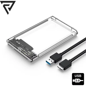 CA-4430 Harici SSD ve HDD Disk Kutusu (Usb 3.0, Şeffaf)