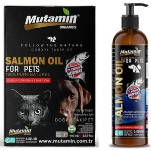 Norveç Kedi ve Köpek Somon Yağı 400 ml 02/2026
