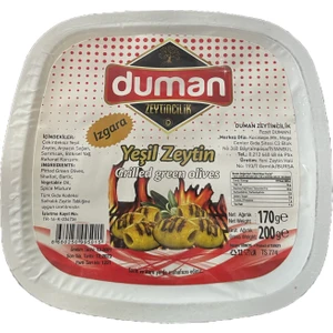 Duman Gurme Izgara Yeşil Zeytin 200 GR