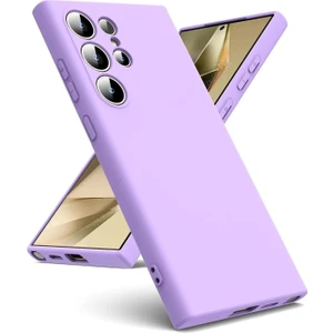 Samsung Galaxy S24 Ultra Uyumlu Kılıf Içi Kadife 3D Kamera Korumalı Darbe Emici Elden Kaymaz Silikon Kapak